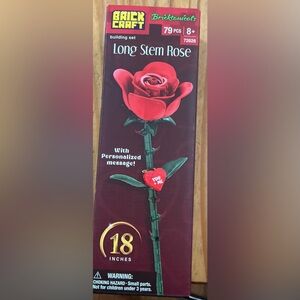 BRICK CRAFT Long Stem Rose Building Set 79 pcs